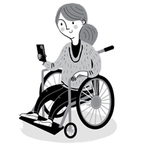 Girl in Wheelchair